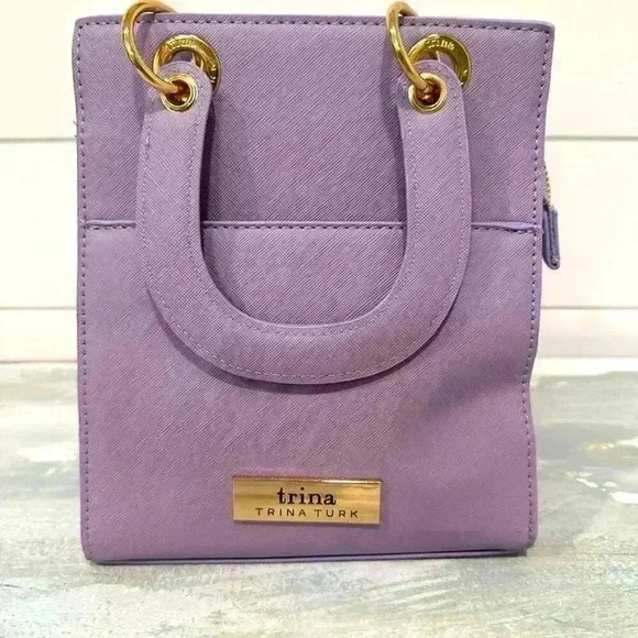 Tina Turk Double Handle Tote Lilac - Picture 2 of 11